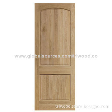 Interior Door of 100% Red Oak, Eco-friendly Stain, Varnish, Other Wood Types Available